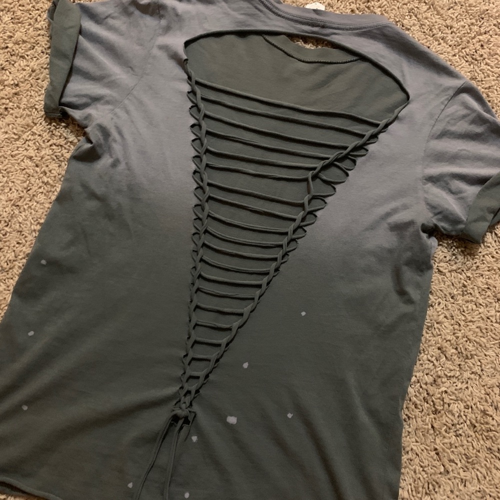 Affliction cutout T-shirt